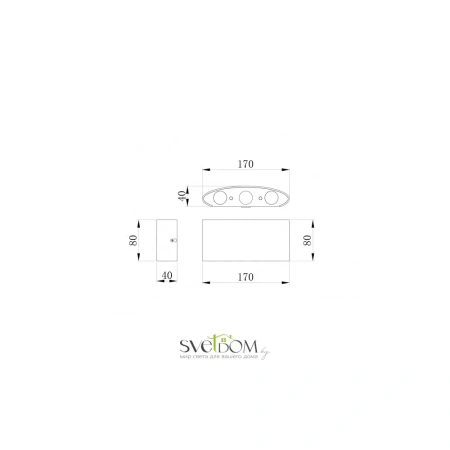 Архитектурная подсветка Outdoor O417WL-L6B3K Maytoni