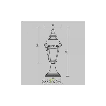 Ландшафтный светильник Outdoor O029FL-01BZ Maytoni