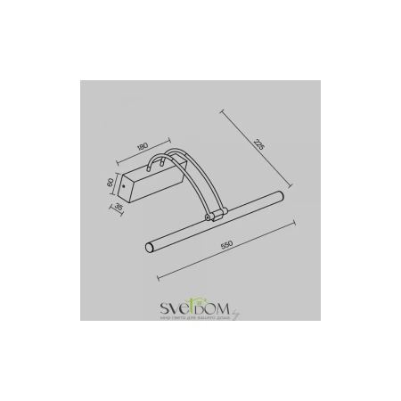 Подсветка Maytoni MIR004WL-L12BZ Maytoni