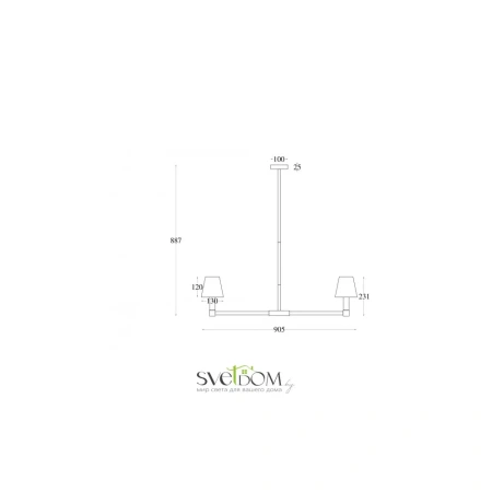 Светильники Maytoni MOD104PL-09B от Магазина Svetdom.by