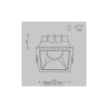 Встраиваемый светильник Technical DL043-01-15W3K-D-SQ-W Maytoni