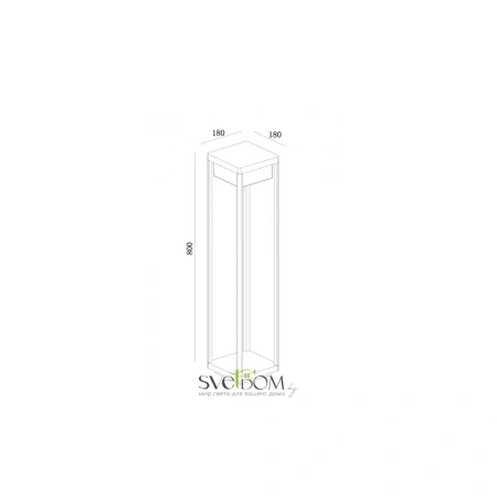 Ландшафтный светильник Outdoor O021FL-L10B3K Maytoni