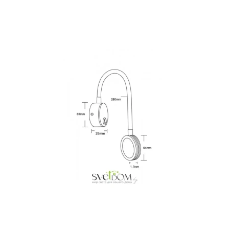 Настенный светильник (бра) Freya FR6034WL-L3B Freya