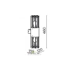 Настенный светильник (бра) Outdoor O453WL-02GF Maytoni