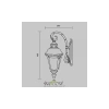 Настенный светильник (бра) Outdoor O029WL-01BZ Maytoni