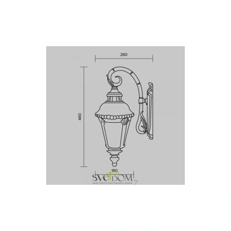 Настенный светильник (бра) Outdoor O029WL-01BZ Maytoni