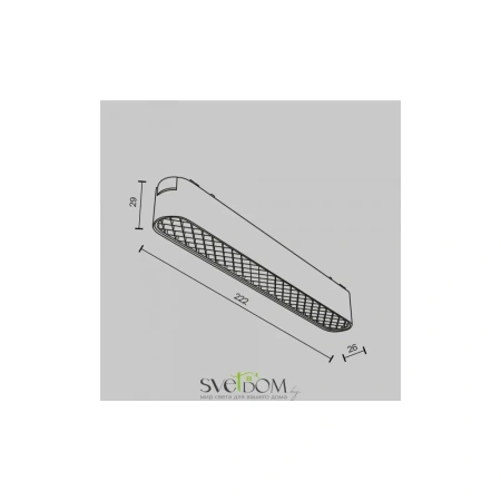 Трековый светильник Technical TR084-1-12W3K-W Maytoni
