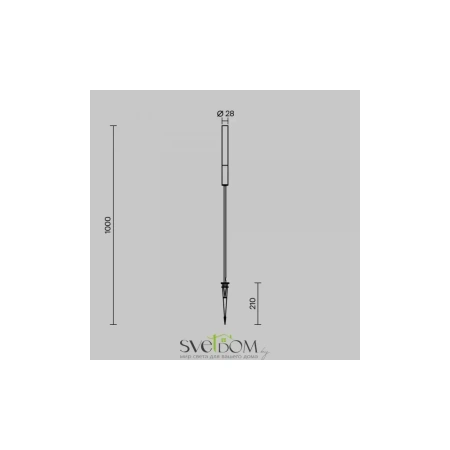 Ландшафтный светильник Outdoor O510FL-L3PT3K1 Maytoni