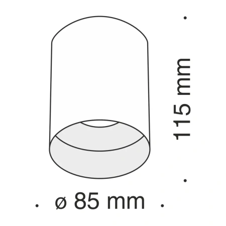 Потолочный светильник Technical C014CL-01W Maytoni