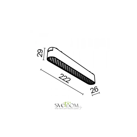 Трековый светильник Technical TR084-1-12W3K-W Maytoni