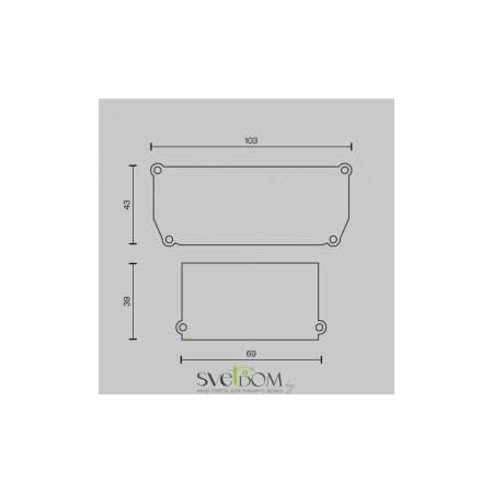 Комплектующие для светильника Technical ALM012EC-SC-B Maytoni