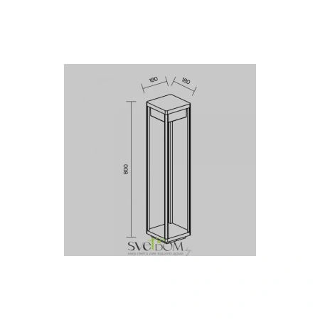 Ландшафтный светильник Outdoor O021FL-L10B3K Maytoni