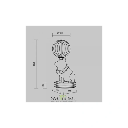 Настольный светильник Maytoni MOD477TL-L5W3K Maytoni