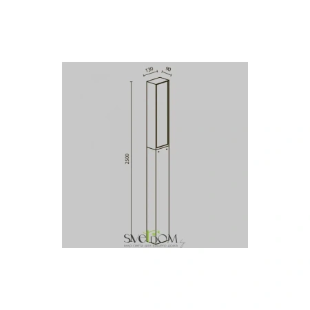 Садово-парковый светильник Outdoor O470FL-L40GF3K Maytoni