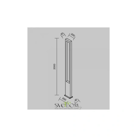 Садово-парковый светильник Outdoor O425FL-L25GF Maytoni