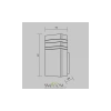 Настенный светильник (бра) Outdoor O578WL-01B Maytoni