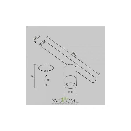 Светильники Maytoni C103CL-5W3-6K-B от Магазина Svetdom.by