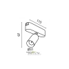 Трековый светильник Technical TR103-1-5W4K-M-B Maytoni