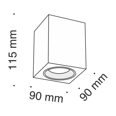 Потолочный светильник Technical C013CL-01W Maytoni