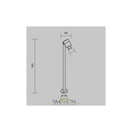 Ландшафтный светильник Outdoor O497FL-L12B3K1 Maytoni