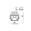 Встраиваемый светильник Technical DL043-01-10W4K-D-SQ-WB Maytoni