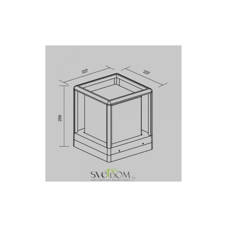 Ландшафтный светильник Outdoor O455FL-01GF Maytoni