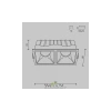 Встраиваемый светильник Technical DL043-02-15W3K-D-SQ-W Maytoni