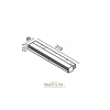 Трековый светильник Technical TR106-2-12W3K-B Maytoni