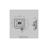 Прожектор Outdoor FL001-L10B4KSR Maytoni