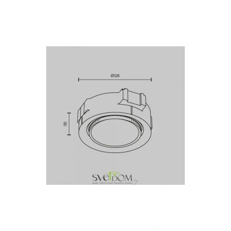 Встраиваемый светильник Technical DL019-GX53-W Maytoni