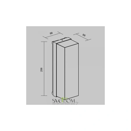 Настенный светильник (бра) Outdoor O450WL-01GF Maytoni