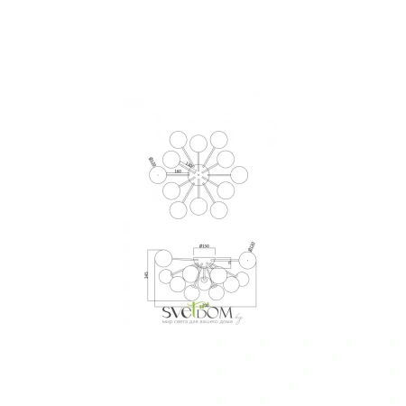 Светильники Freya FR5120CL-12G от Магазина Svetdom.by
