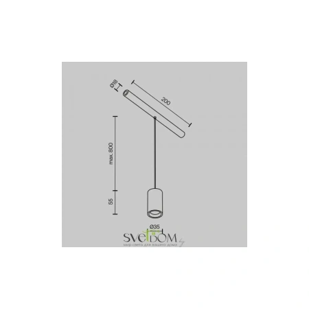 Светильники Maytoni C105PL-3W3-6K-B от Магазина Svetdom.by