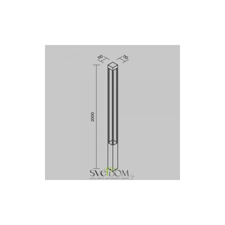 Садово-парковый светильник Outdoor O424FL-L25GF Maytoni