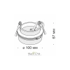 Встраиваемый светильник Technical DL2003-L12B4K Maytoni