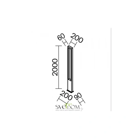 Садово-парковый светильник Outdoor O425FL-L25GF Maytoni