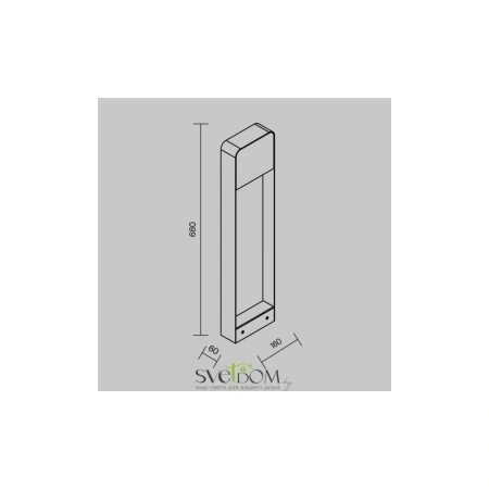 Ландшафтный светильник Outdoor O481FL-L7B3K Maytoni