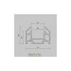 Профиль Technical TRAM034MP-212S Maytoni