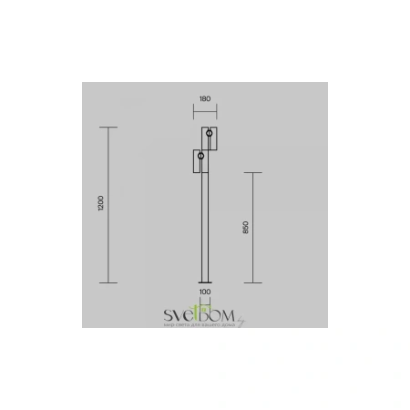 Ландшафтный светильник Outdoor O494FL-L20B3K Maytoni