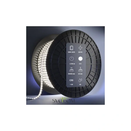 Светодиодная лента Ultra 220В 2835 12Вт/м 6000K IP 65 201204 Maytoni