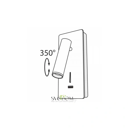 Настенный светильник (бра) Technical C041WL-L3B3K Maytoni