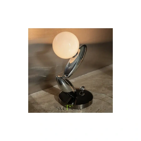 Настольный светильник Maytoni MOD482TL-L6PT3K Resonance, 6Вт, LED, 3000K, Платина Maytoni