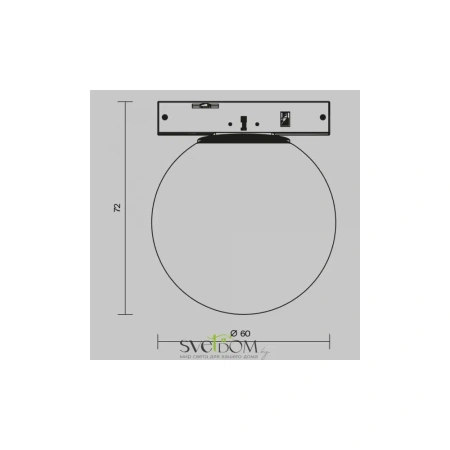 Трековый светильник Technical TR185-1-3W2.7K-B Maytoni