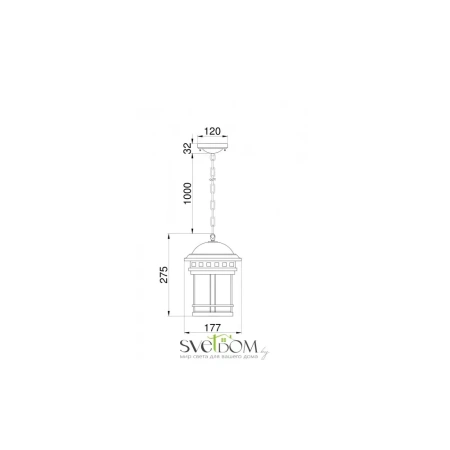 Подвесной светильник Outdoor O031PL-01BR Maytoni