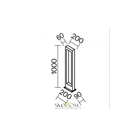 Ландшафтный светильник Outdoor O425FL-L10GF Maytoni