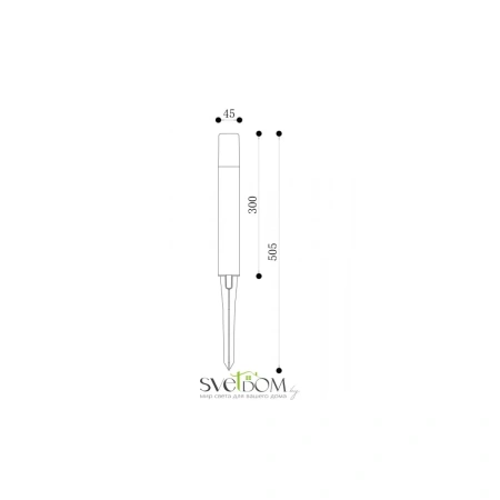 Ландшафтный светильник Outdoor O416FL-L3B3K1 Maytoni