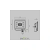 Прожектор Outdoor FL001-L10B6KSR Maytoni