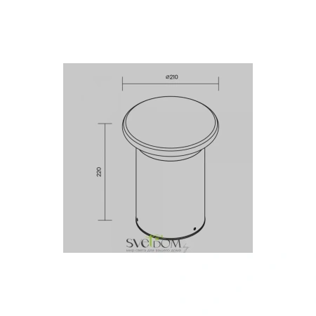Ландшафтный светильник Outdoor O460FL-L10GF3K Maytoni