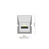 Гибкий неон Maytoni 432046 Изгиб 3D, 14,4Вт, LED, 4000K, Белый | Svetdom.by
