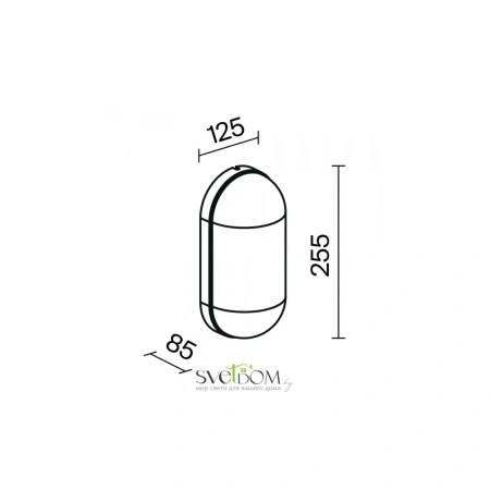 Настенный светильник (бра) Outdoor O449WL-01GF Maytoni